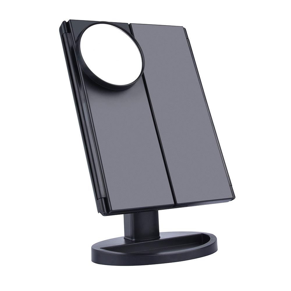 Foto 1 | Espejo de Maquillaje Tríptico Black Mamut con Luz Led y Soporte