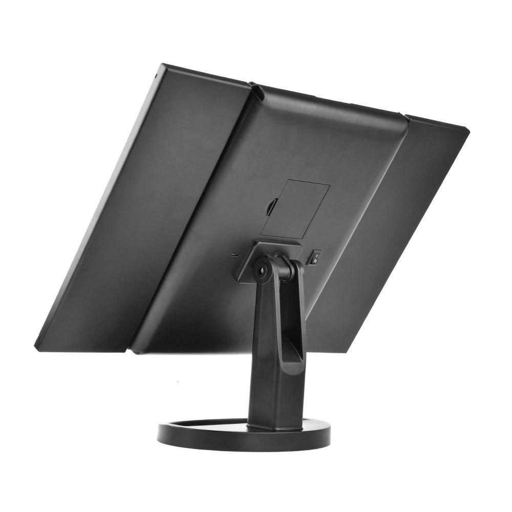 Foto 2 | Espejo de Maquillaje Tríptico Black Mamut con Luz Led y Soporte