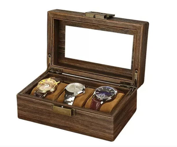 Foto 2 pulgar | Caja Organizadora Xtellar De Relojes Y Joyería Color Marrón