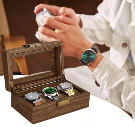 Foto 5 pulgar | Caja Organizadora Xtellar De Relojes Y Joyería Color Marrón