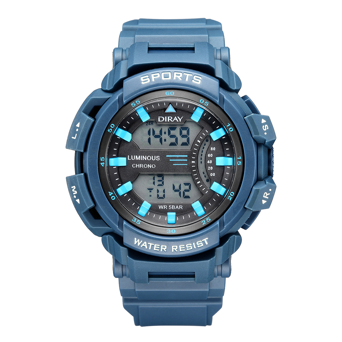 Reloj de Pulsera Diray para Unisex Dr222l3 color Azul