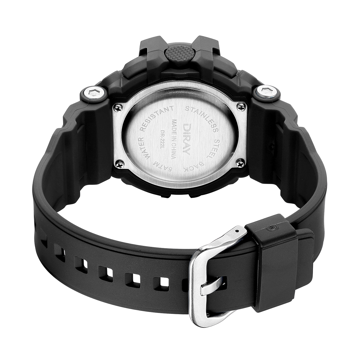 Foto 3 pulgar | Reloj de Pulsera Diray para Unisex Dr222l1 color Negro