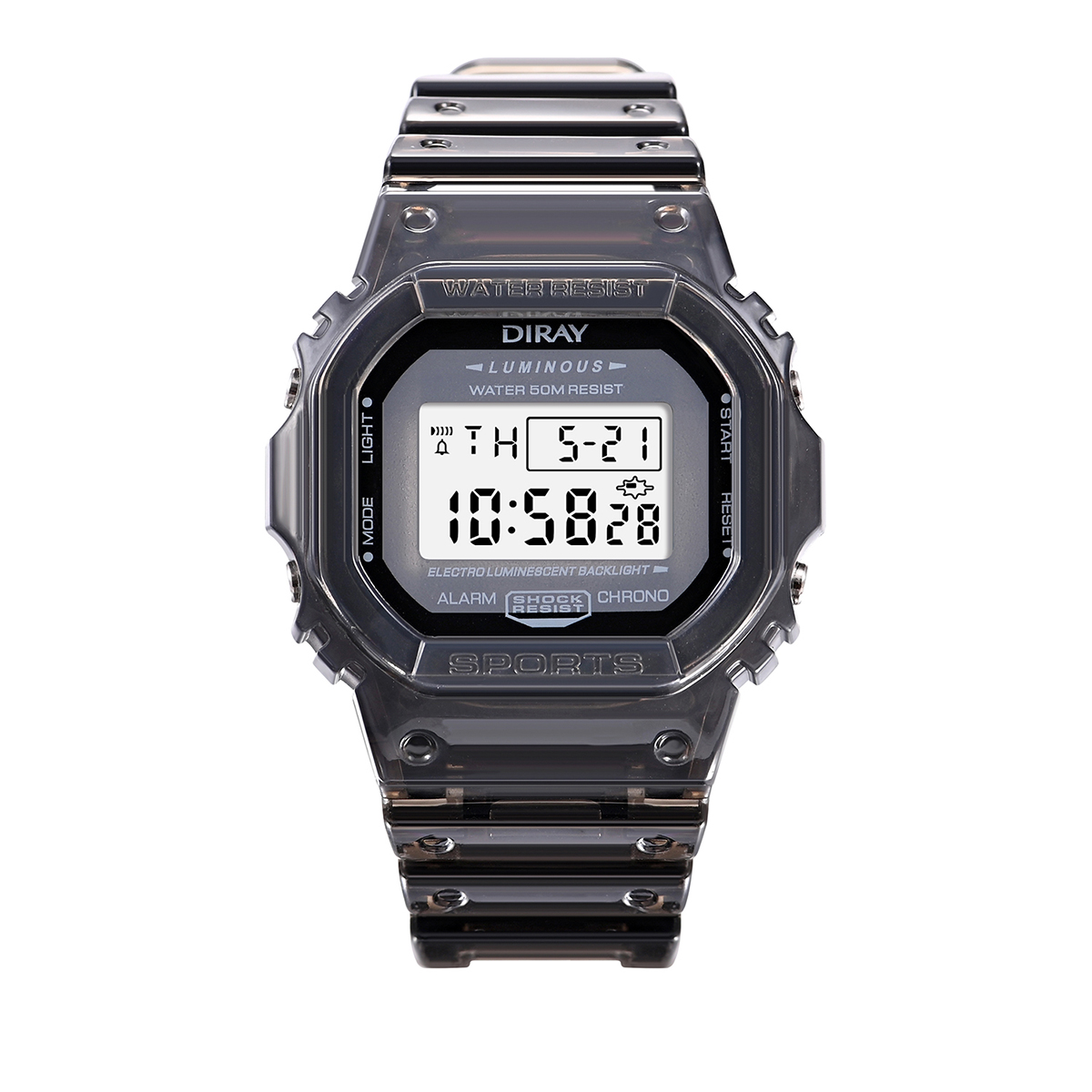 Foto 2 pulgar | Reloj de Pulsera Diray para Unisex Dr218lct3 color Negro