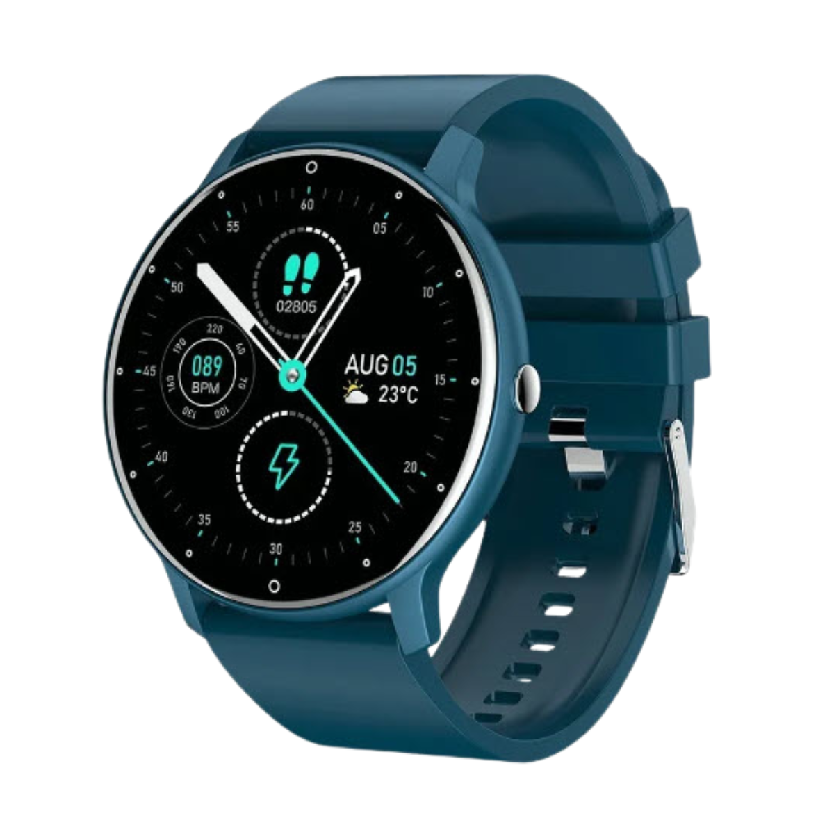 Reloj Inteligente Malubero Bluetooth Impermeable color Azul