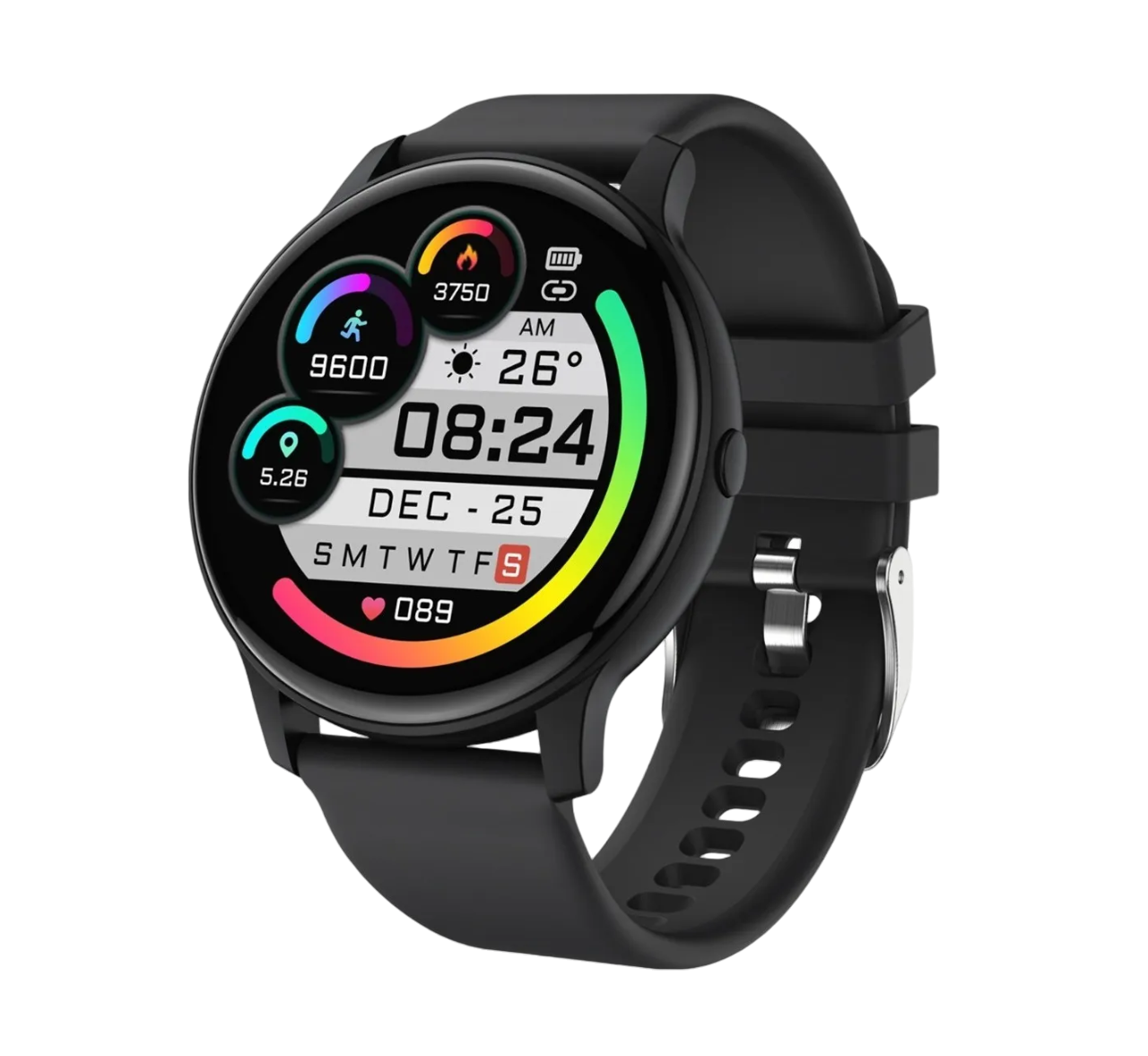 Reloj Inteligente con Bluetooth Malubero color Negro