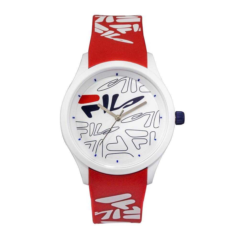 Reloj De Pulsera Fila Hombre Mujer 38-129-206 Rojo