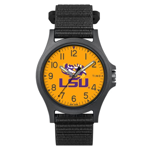 Foto 2 pulgar | Venta Internacional - Timex Men's Collegiate Pride 40 Mm Watch - Lsu Tigers Con Correa De Revisión Rápida Negra