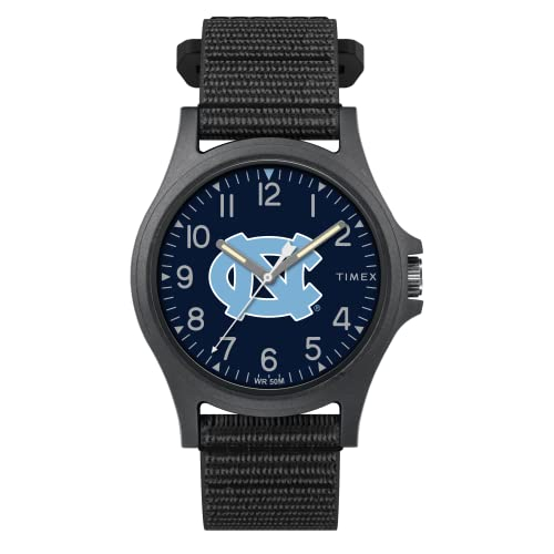 Venta Internacional - Timex Men's Collegiate Pride 40 Mm Reloj - Carolina Del Norte Heels Con Correa De Revestimiento De