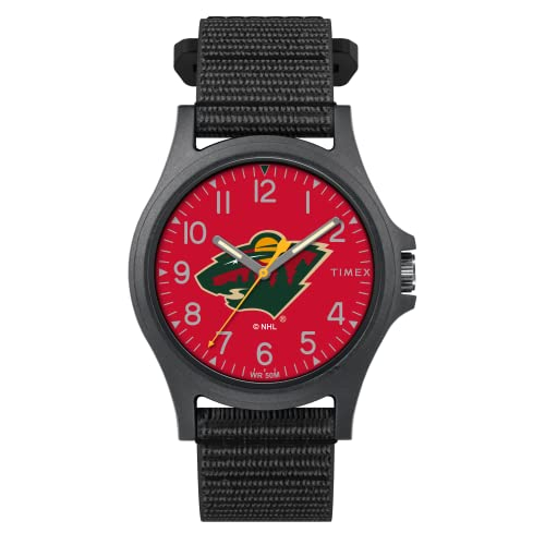 Foto 2 pulgar | Venta Internacional - Timex Men's Nhl Pride 40 Mm Reloj - Minnesota Wild With Negra Fastwrap Strap