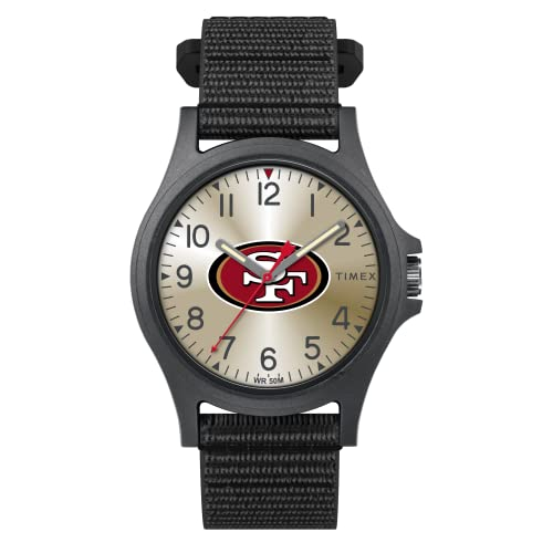 Foto 2 pulgar | Venta Internacional - Timex Men's Nfl Pride 40 Mm Reloj - San Francisco 49ers Con Correa De Revisión Rápida Negra