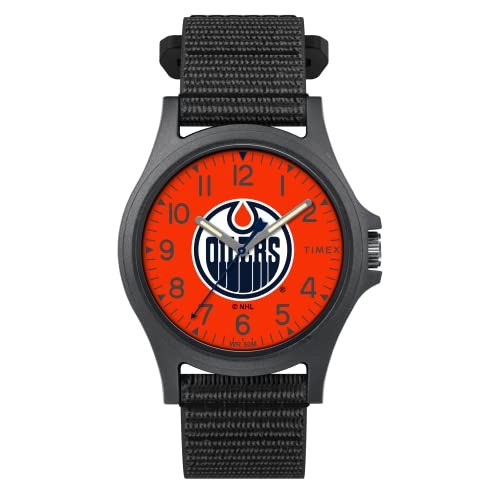 Foto 2 pulgar | Venta Internacional - Timex Men's Nhl Pride 40 Mm Reloj - Edmonton Oilers Con Correa De Revisión Rápida Negra