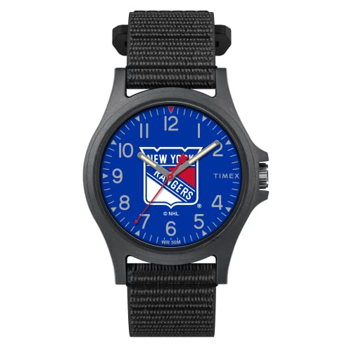 Foto 2 pulgar | Venta Internacional - Timex Men's Nhl Pride 40 Mm Watch - New York Rangers Con Correa De Revisión Rápida Negra