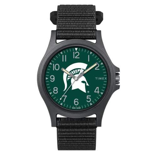 Foto 2 pulgar | Venta Internacional - Timex Men's Collegiate Pride 40 Mm Reloj - Michigan State Spartans Con Correa De Revisión Rápida