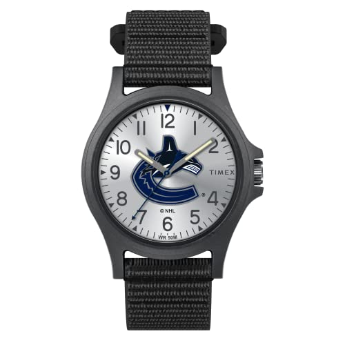 Foto 2 pulgar | Venta Internacional - Timex Men's Nhl Pride 40 Mm Reloj - Vancouver Canucks Con Correa De Revisión Rápida Negra