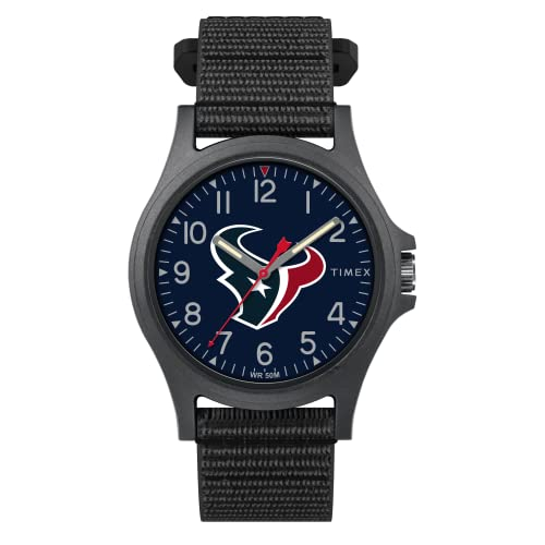 Foto 2 pulgar | Venta Internacional - Timex Men's Nfl Pride 40 Mm Reloj - Houston Texans Con Correa De Revisión Rápida Negra