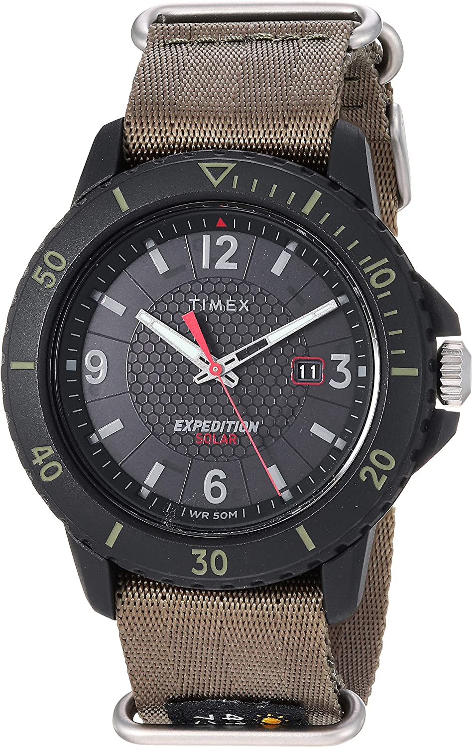 Foto 1 | Venta International: Reloj De Expedición De Hombres Timex Gallatin Con Energía Solar