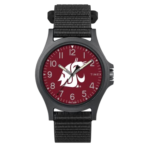 Venta Internacional - Timex Men's Collegiate Pride 40 Mm Reloj - Washington State Cougars Con Correa De Revisión De Fas $1,259