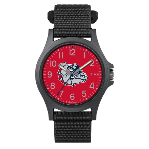 Foto 2 pulgar | Venta Internacional - Timex Men's Collegiate Pride 40 Mm Reloj - Bulldogs De Gonzaga Con Correa Negra Fastwrap