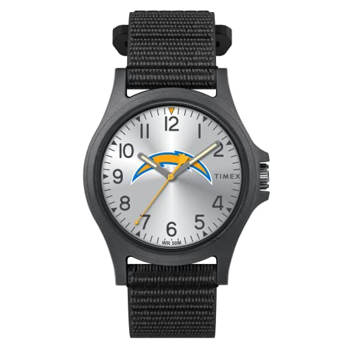 Foto 2 pulgar | Venta Internacional - Timex Men's Nfl Pride 40 Mm Reloj - Los Ángeles Chargers Con Correa Negra De Fastwrap