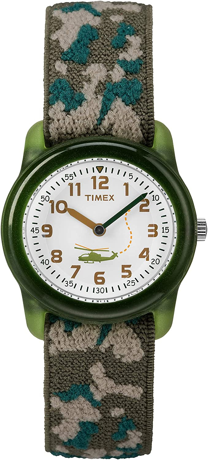 Venta International - Timex Boys Time Máquinas Analógico Store De Tela Elástica Reloj