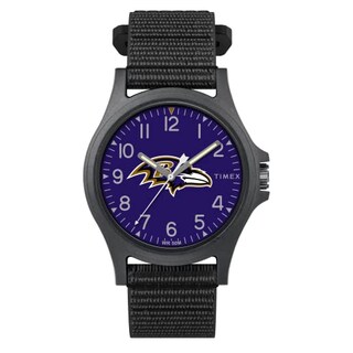 Foto 1 | Venta Internacional - Timex Men's Nfl Pride 40 Mm Watch - Baltimore Ravens Con Correa Negra De Fastwrap