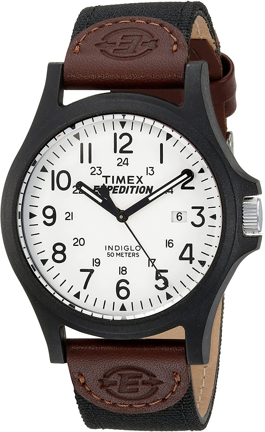 Venta Internacional - Reloj De Correa De Acadia De La Expedición Masculina De Timex