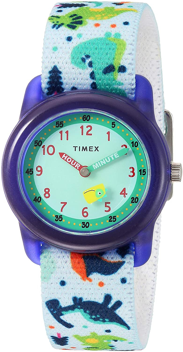 Venta International - Timex Boys Time Máquinas Analógico Store De Tela Elástica Reloj