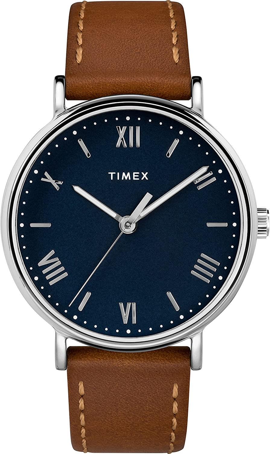 Foto 2 pulgar | Venta Internacional - Timex Men's Tw2r63900 Southview 41 Mm Tan/silver -tone/blue Leather Store