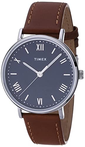 Foto 5 | Venta Internacional - Timex Men's Tw2r63900 Southview 41 Mm Tan/silver -tone/blue Leather Store