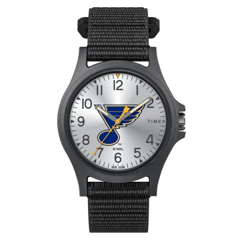 Foto 2 pulgar | Venta Internacional - Timex Men's Nhl Orgullo 40 Mm Reloj - Saint Louis Blues Con Strap Black Fastwrap