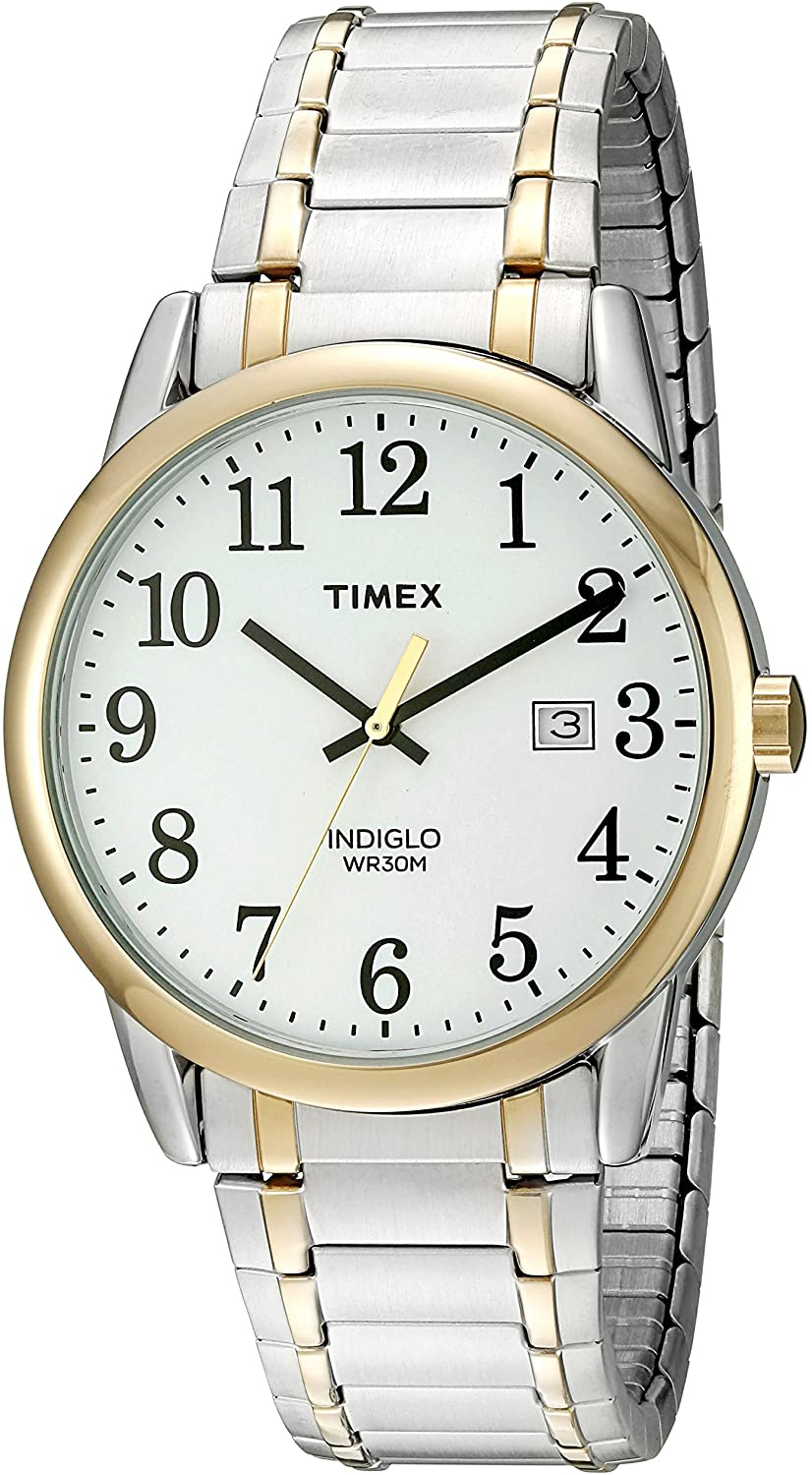 Venta Internacional - Timex Easy Reader Date Expansion Band 38 Mm Reloj