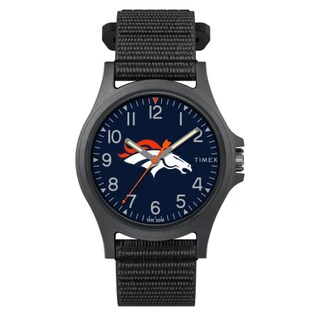 Foto 3 | Venta International - Timex Men's Nfl Pride 40 Mm Reloj - Denver Broncos Con Correa Negra De Fastwrap