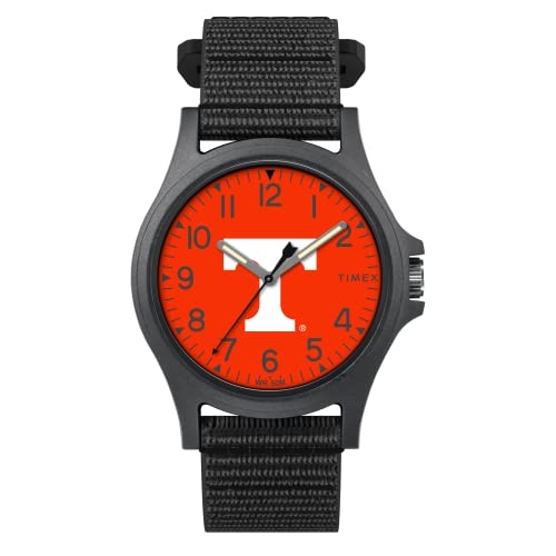 Venta Internacional - Timex Men's Collegiate Pride 40 Mm Reloj - Tennessee Voluntarios Con Correa De Revestimiento De R