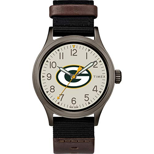 Foto 2 pulgar | Venta Internacional - Timex Twzfpacmb Nfl Clutch Green Bay Packers Reloj