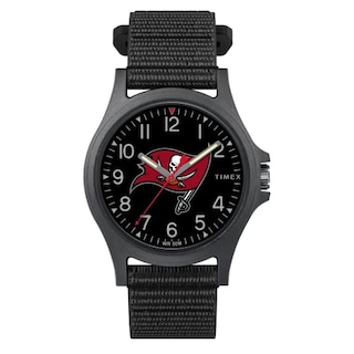 Foto 3 | Venta International - Timex Men's Nfl Pride 40 Mm Reloj - Tampa Bay Buccaneers Con Correa De Revisión Rápida Negra