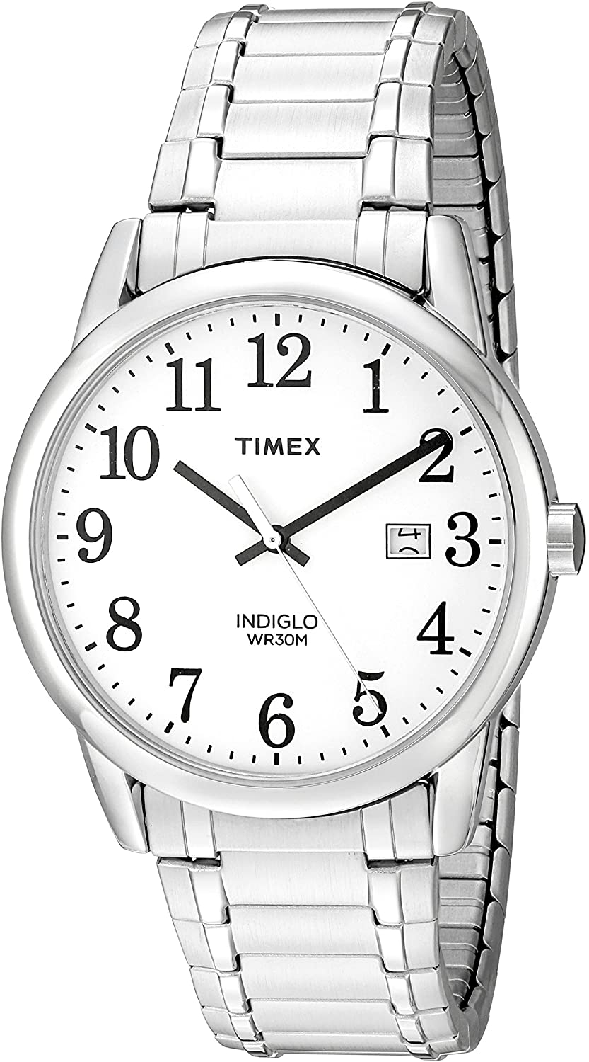 Venta Internacional - Timex Easy Reader Date Expansion Band 38 Mm Reloj