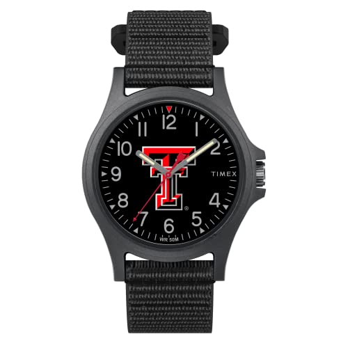 Venta Internacional - Timex Men's Collegiate Pride 40 Mm Reloj - Texas Tech Red Raiders Con Correa De Revisión Rápida