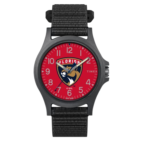 Foto 2 pulgar | Venta International - Timex Men's Pride 40 Mm Reloj - Florida Panthers Con Correa Negra De Fastwrap