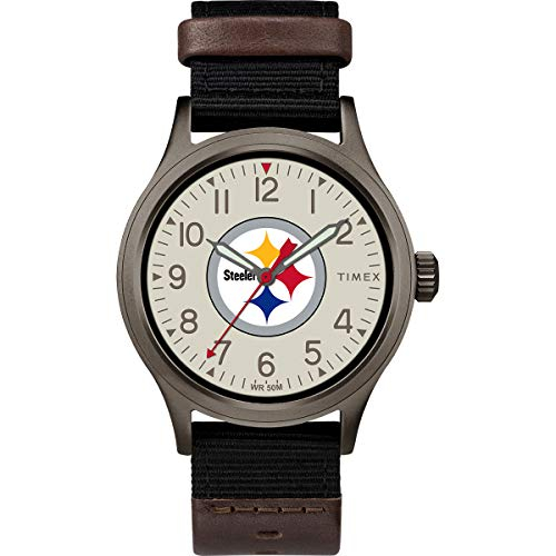 Venta Internacional - Timex Men's Twzfstemb Nfl Clutch Pittsburgh Steelers Watch