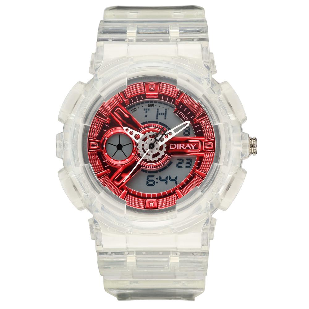 Reloj Deportivo Diray DR341ADCT2 Transparente Unisex