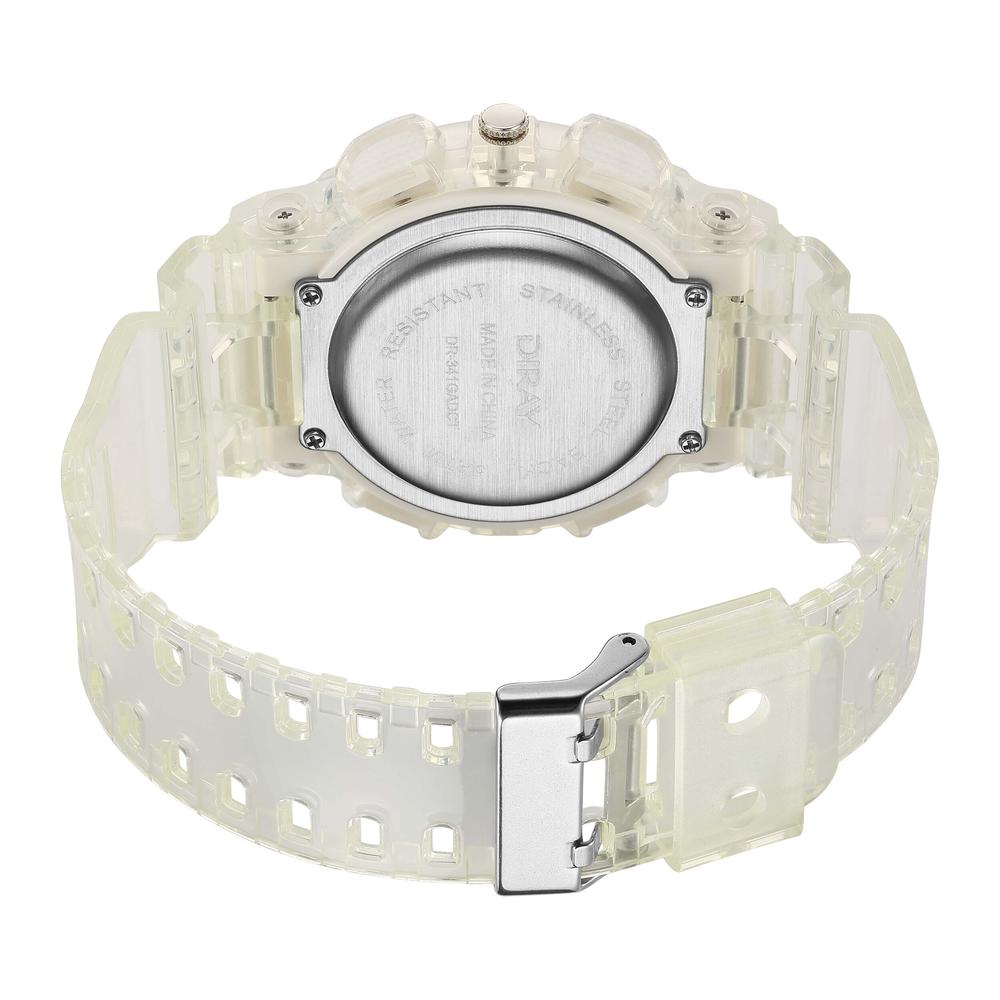 Foto 4 pulgar | Reloj Deportivo Diray DR341ADCT2 Transparente Unisex