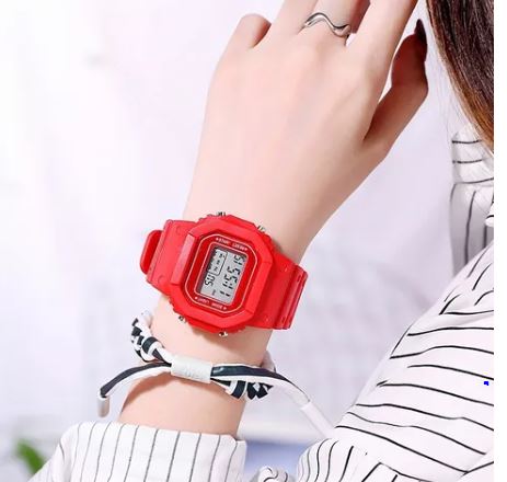 Foto 4 pulgar | Reloj Deportivo Digital Wünd Rojo