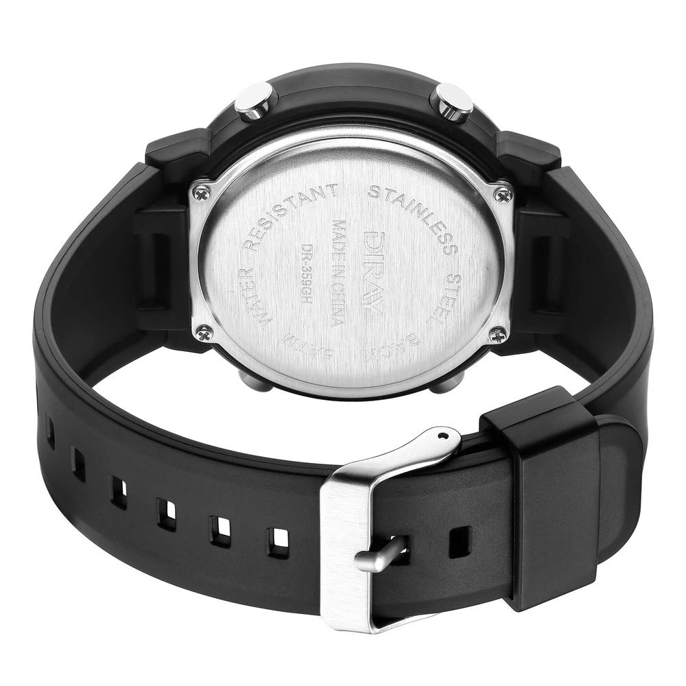 Foto 4 pulgar | Reloj Digital Diray Para Caballero Dr359gh6 Negro