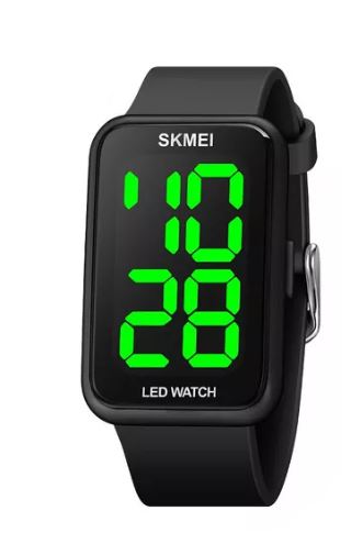 Reloj Electrónico Luminoso Skmei Negro