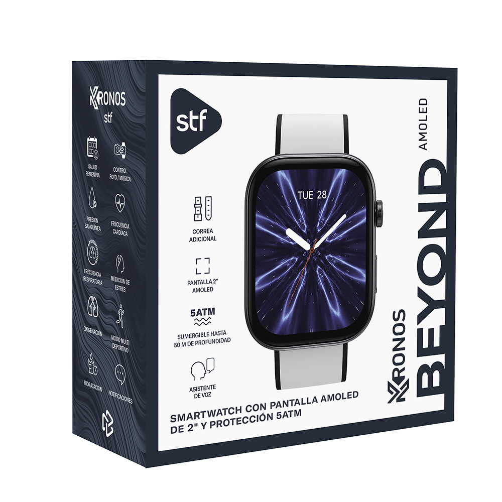 Foto 7 pulgar | Smartwatch Reloj Inteligente  Stf Kronos Beyond  2'' Amoled Protección 5atm