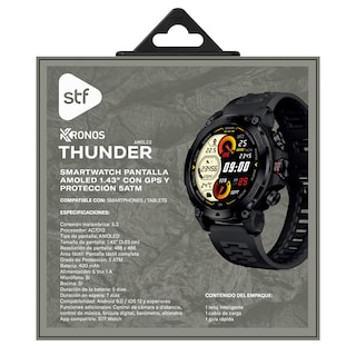 Foto 4 | Smartwatch Reloj Inteligente Kronos Thunder Stf 1.43'' Amoled Gps y Protección 5atm
