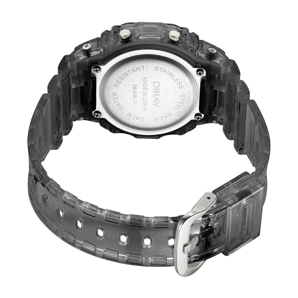 Foto 3 pulgar | Reloj Diray Unisex Transparent Negro Dr218lct3 Unisex