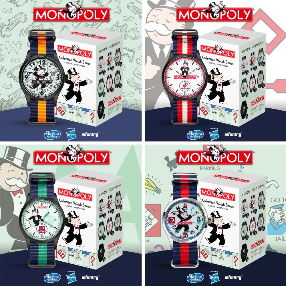 Foto 4 | Reloj Infantry Edición Sorpresa De El Juego De Mesa Monopoly