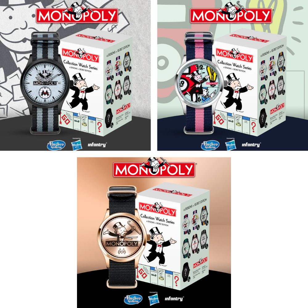 Foto 5 | Reloj Infantry Edición Sorpresa De El Juego De Mesa Monopoly