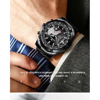 Foto 3 | Reloj Impermeable Y No Mecánico Con Esfera Grande De 44 Mm - Venta Internacional.